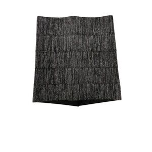 Pleasure doing business black bandage skirt XS